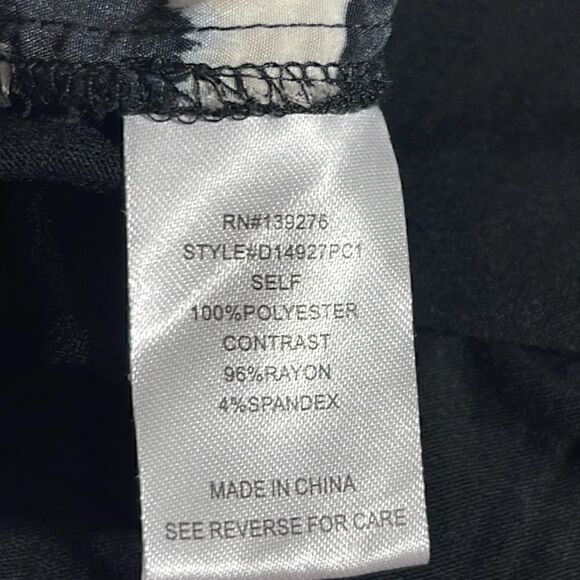 Daniel Rainn Top Womens Size Xs Gunther abstract print Blouse Popover Light New - Picture 8 of 9